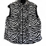 Zebra print vest with pockets size medium Photo 0