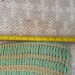 Lime & Tan Woven Tote Bag Green Photo 7