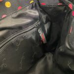 Vera Bradley NWOT  black Havana‎ dot patterned drawstring magnetic backpack bag Photo 6