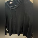 Michael Stars  Black Hoodie Shirt Photo 2