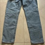 American Eagle  Outfitters Blue Boyfriend Jeans with Distressed Details Photo 4
