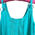 Spiaggia Dolce  mint green boho tank dress with gorgeous detail women’s medium Photo 4