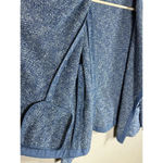 Talbots  Blue Tweed Open Front XL Plus Size Preppy Classic Mature Chic Work Wear Photo 4