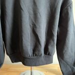 Wild Fable  Women's Black Long Sleeve Crewneck Sweatshirt - Size Medium - NWT Photo 4