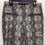 Joseph Ribkoff  Snakeskin Skinny Ankle Pants Size 6 Photo 2
