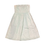 J.Crew  Womens Strapless Dress Size 2 Pastel Green‎ Lined 100% Cotton Photo 0