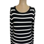 Theory  Mini Dress Stripe Crewneck Jersey Photo 5