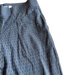 Betabrand  Pull-On Blue Print Ankle Pants Casual Office Everyday Medium Petite Photo 2