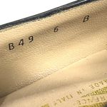 Salvatore Ferragamo  | Size 6B | Black Quilted Suede w/ Diamond Design Block Heel Photo 9