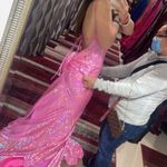 Pink Sparkly Prom Dress Photo 1
