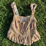 Urban Outfitters UO Libby Lace-Up Peplum Top Photo 1