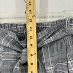 Divided  Plaid Tie Waist Pocket Shorts Size 4 Gray Photo 5