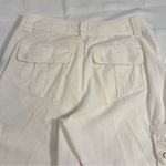 Ralph Lauren Lauren White Cargo Pants Capri Size 8 EUC! Photo 6