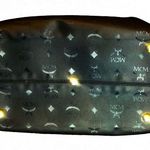 MCM VINTAGE Black Visetos Boston Top Handle Hand Bag MADE IN GERMANY Photo 3