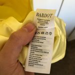 Bardot  Yellow Strapless Eleni Midi Dress Size US 8 Photo 10