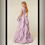 Love Shack Fancy Adair High Low Taffeta Maxi Dress In Purple Size 12/XL Photo 10