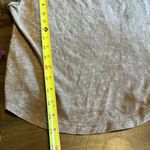 We The Free Free People  Cowl Neck Tank Top Slouchy Boho Brown Tan Distress Boxy Photo 6