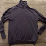 Athleta  plum oversized turtleneck sweater xs Photo 2