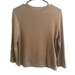 Vince Crimped XS Oatmeal Crewneck long sleeved cotton blend sweater, B72, $38 Photo 1