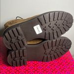 Tory Burch  Tan Lace Up Boots with Chunky Sole size7 Photo 7