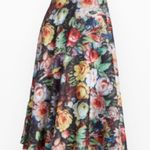 Chi Chi London  Black Floral Skirt size 12” Photo 3