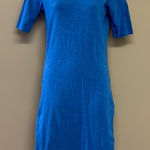 LuLaRoe  Cornflower “Julia” T-Shirt Simply Comfortable MIDI Dress- Small (4/6) Photo 0