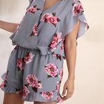 Umgee  | Floral Ruffle Short Sleeve Romper Size S Photo 15