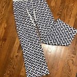 All For Color Linen Trouser Beach Pants  White Navy S Photo 0