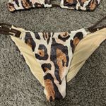 Aquamarine Y2K Leopard Bikini Set Brown Size L Photo 4