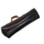 Madewell  The Zip Top Small Transport Tote Bag Black Brown Leather Photo 3