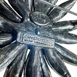 Joan Rivers Swarovski Crystal Flower Brooch Silver Photo 8