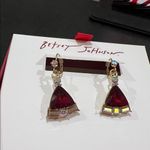 Betsey Johnson  | Festive Christmas Santa Baby Earrings Photo 2