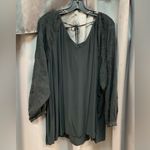 Loft black dress top with lace arms, size 26 NWT Photo 1
