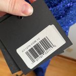 Mac Duggal Sequined Asymmetrical Hem Gown A11275- Cobalt- Size 8- NWT Photo 9