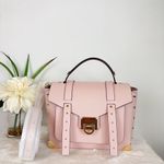 Michael Kors NWT  Manhattan Medium Leather Satchel Bag‎ Photo 5