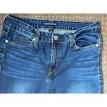 Calvin Klein Jeans Womens Blue High Rise Slim Straight Denim Jeans Photo 3