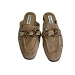 Steve Madden "Friends" Tan Suede Mules Shoes - Size 5 M Photo 1