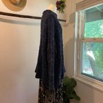 Free People Blue Chunky Knit Nightingale Oversized Pullover Sweater Size Large Photo 5
