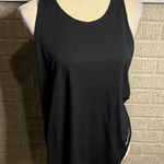 Nike  Dri-FIT Racerback Tank Top Black Athletic Workout Gym Women's Large Photo 0