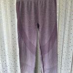 PINK - Victoria's Secret Victoria’s Secret Pink Seamless Workout Legging Lilac Ombre Athleisure L Photo 3