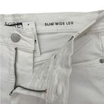 J.Crew Women’s Slim Wide-Leg Jean Size 28 White Wash Denim Photo 5