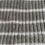 Blue Rain NWT  Small Knitted Top White Gray Crop Top Fall Autumn Spring Summer Photo 2