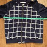 A New Day blue plaid faux suede sleeves jacket Photo 7