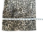 Vera Wang Simply Vera  Black & Tan Leopard Print Women's Jeans straight leg sz4 Photo 6
