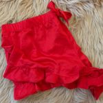 Victoria's Secret Red Satin/Silk Pajama Bottoms Photo 0