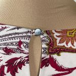 Est. 1946 Swing Dress Paisley Bell sleeve Stretch Mustard Maroon Size M Medium Photo 3