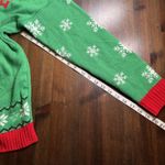 Holiday Traditions Bah Hum Pug Christmas Sweater Sequin Pug Dog Snowflake L Green Size L Photo 9