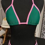 Boutique Kelly green and pink bikini set Photo 3