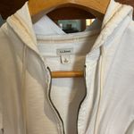 L.L.Bean White Zip-up Hoodie Photo 2