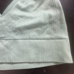 PINK - Victoria's Secret Ribbed Green Halter Style Bra Bralette Size Medium Photo 2